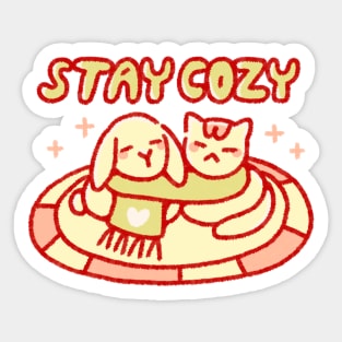 Stay Cozy v1 Sticker